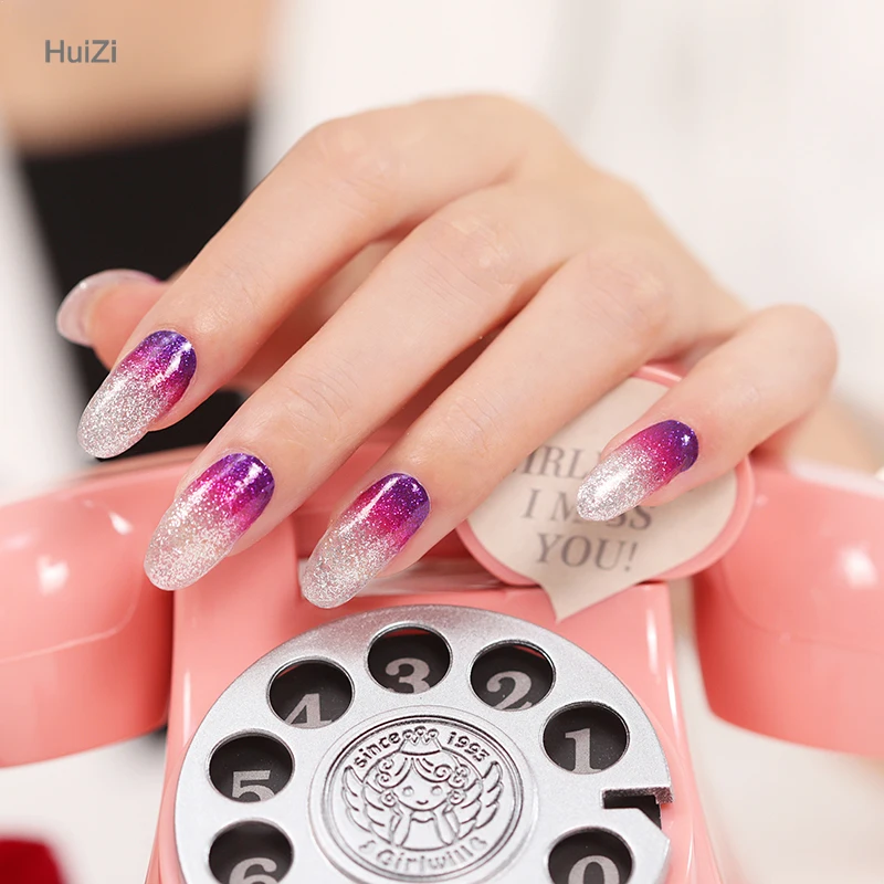 Nail Art Water Transfer decal glitter ombre nail sticker Tattoo