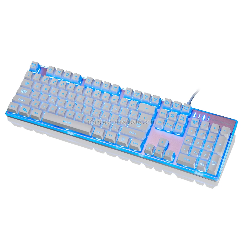 Motospeed K11 RGB стильная светодиодная клавиатура цветная подсветка игровая клавиатура USB Проводная Высококачественная