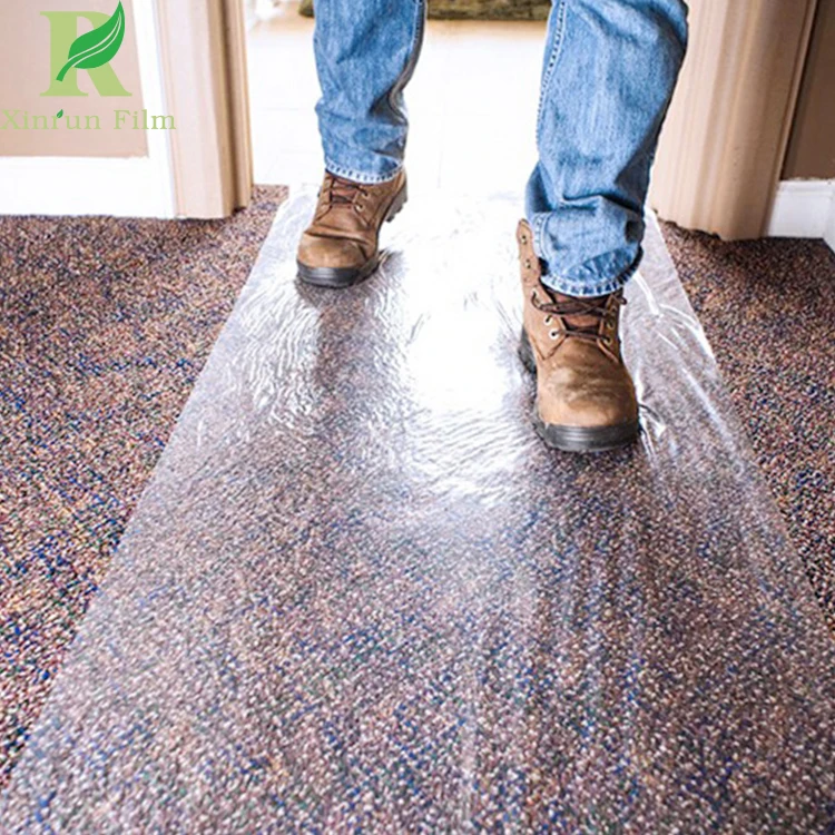 Transparent Adhesion Bulk Carpet Protector Film