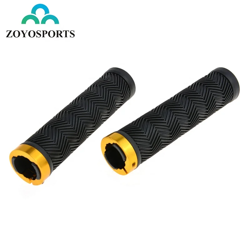 OEM Outdoor Cycling Lockable Handle grips MTB Mountain Bike Fixed Gear Lock-on Grips Bicycle Parts ,5Color