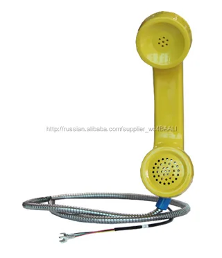 Old fashioned telephone handset, retro old telephone handset