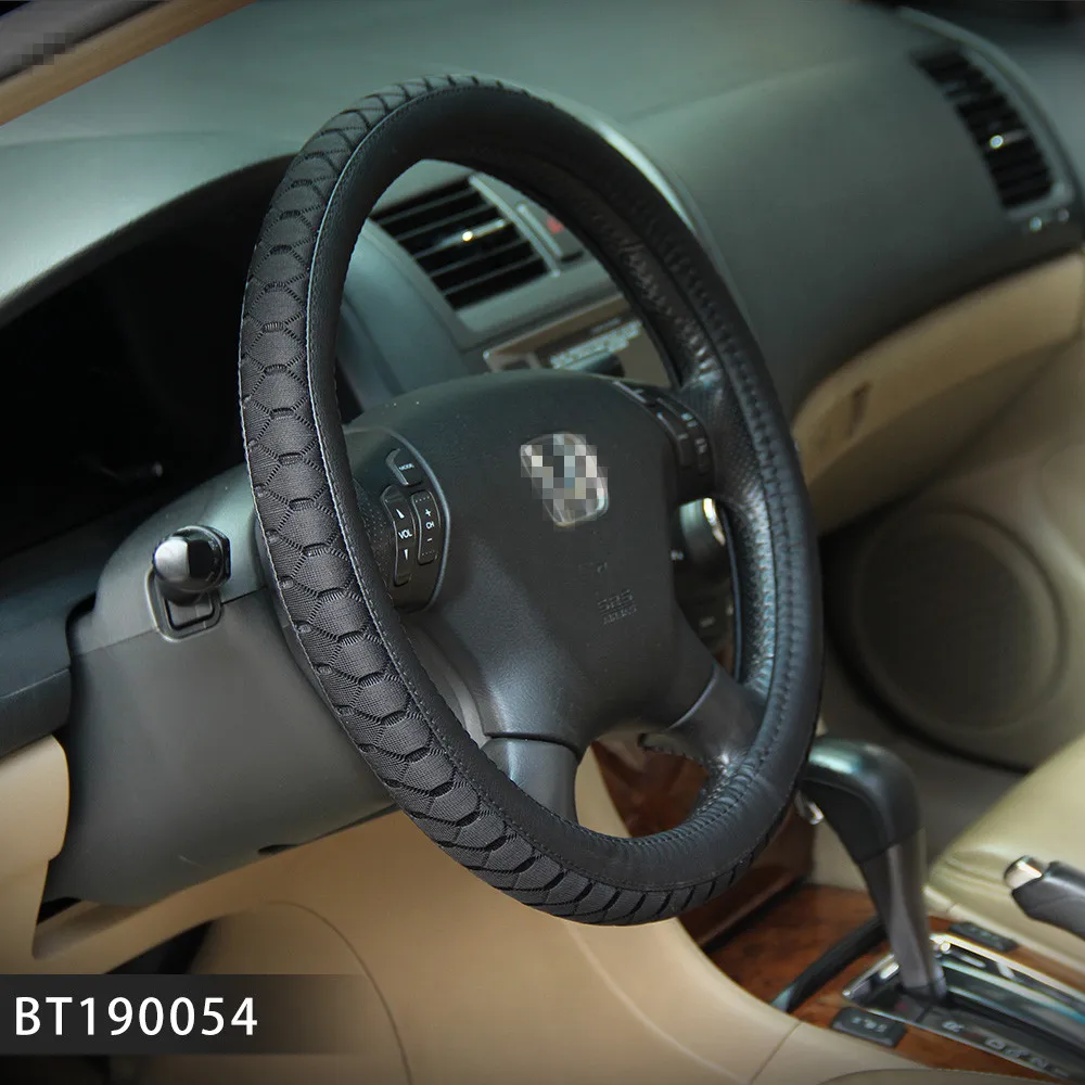 
Fabric with Leather Steering Wheel Cover For Cars BMW E46 Interior Accessories 