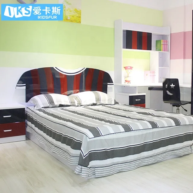 New design children furniture kids bed MDF football bed function bed for boys wholesale in Foshan