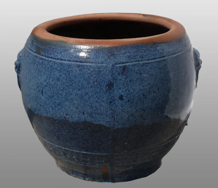 
large outdoor landscape hand glazed ceramic plant pots 