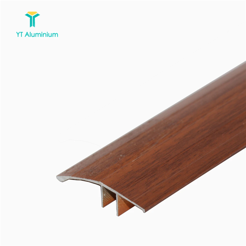 T-Strip Trim Aluminium Woodlike Threshold  26mm For  Floor Divider Strip