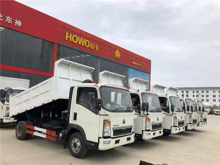 Best price Howo 5 tons dump truck 116HP Small dump truck for sale