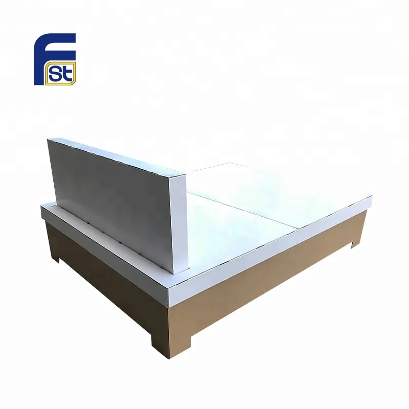 2018 Fashion Innovative Design Bed Cardboard furniture model