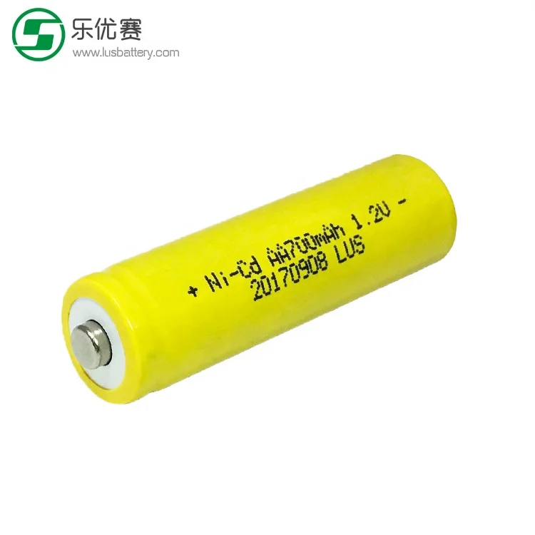 Rechargeable lithium battery AA size 700mah nicd  battery 1.2V