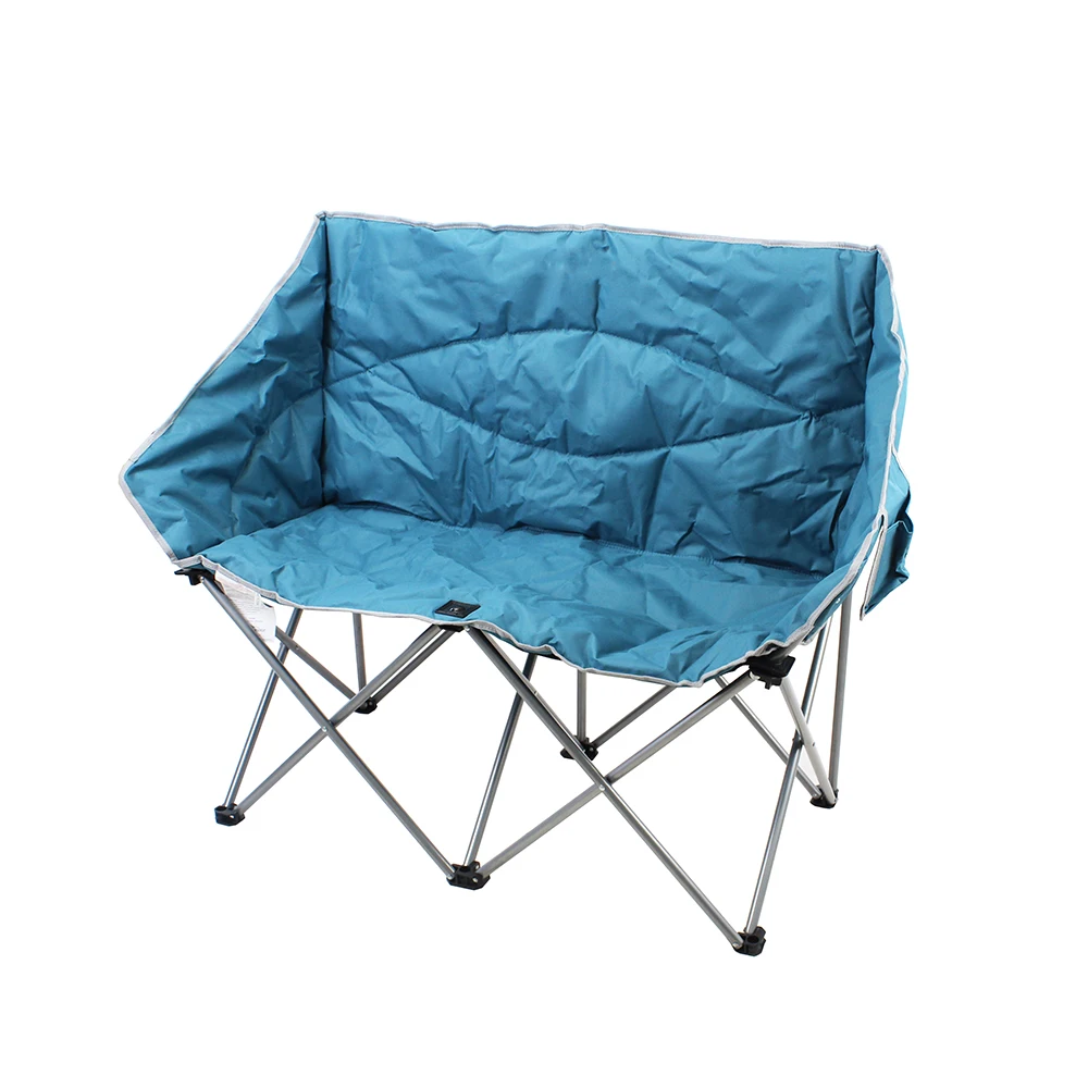 Tianye outdoor loveseat chair foldable camp chair with heating pad double Chair with Cup Holder