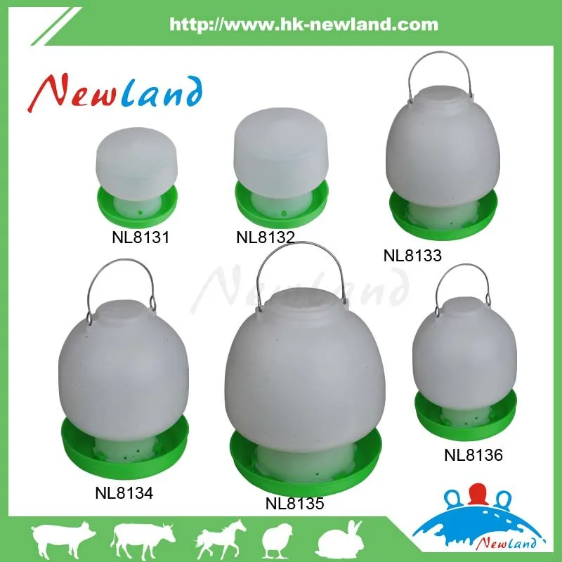 Feeders, drinking bowls for poultry