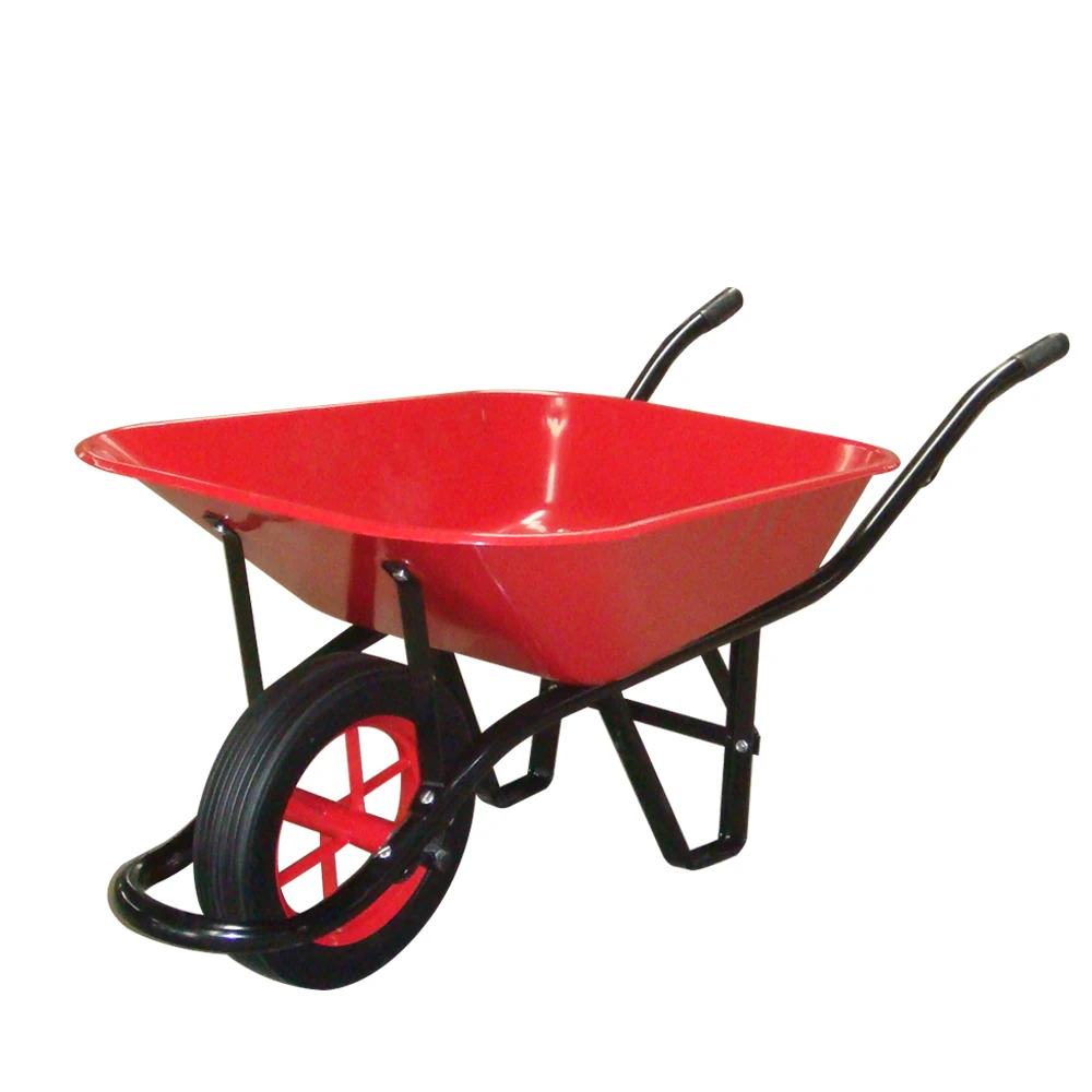 China professional wheelbarrow factory 5CBF sand capacity wheelbarrow