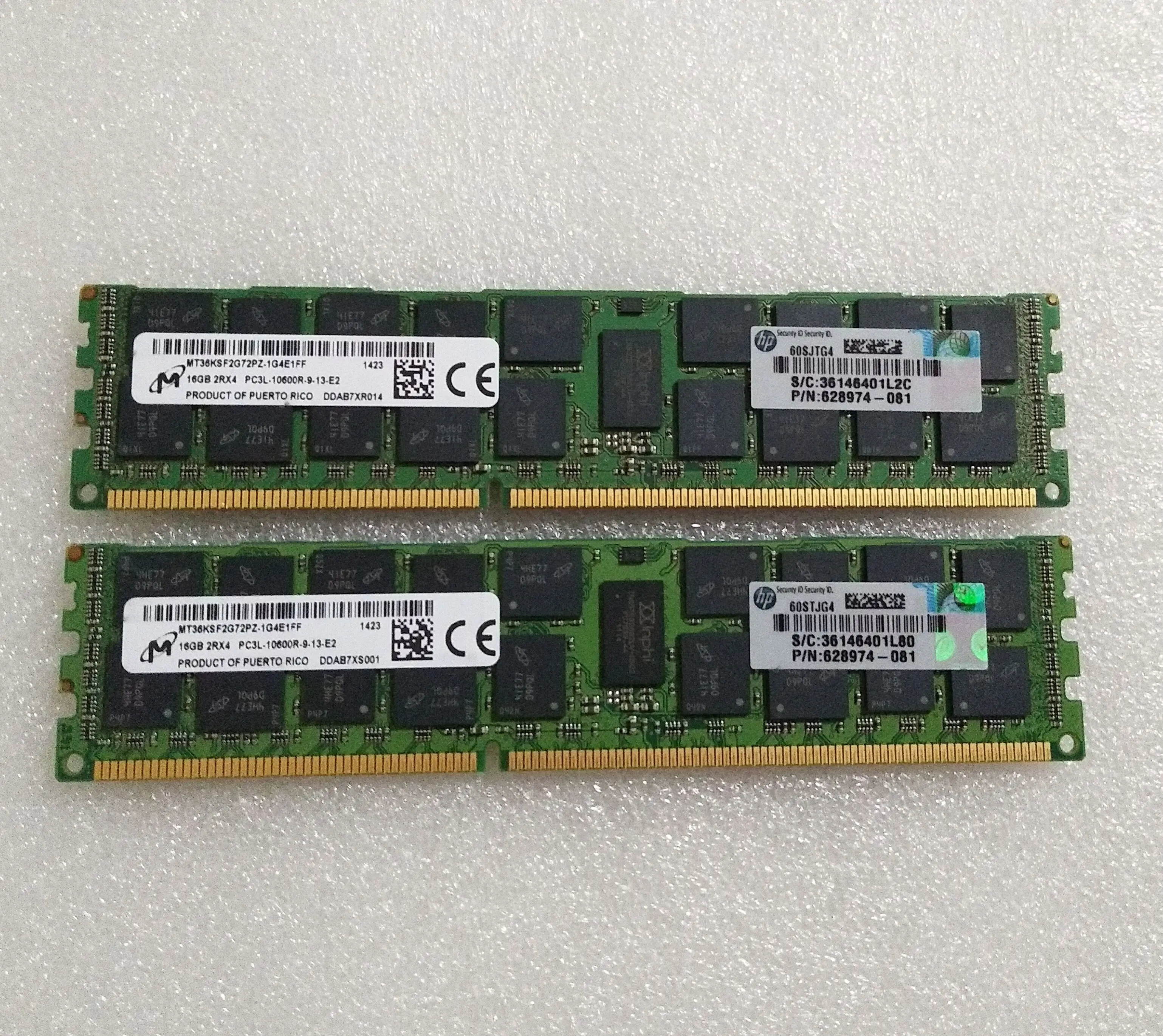 HP 628974-081 16GB (1X16GB) 2RX4 PC3L-10600R Память DIMM 632204-001 627812-B21