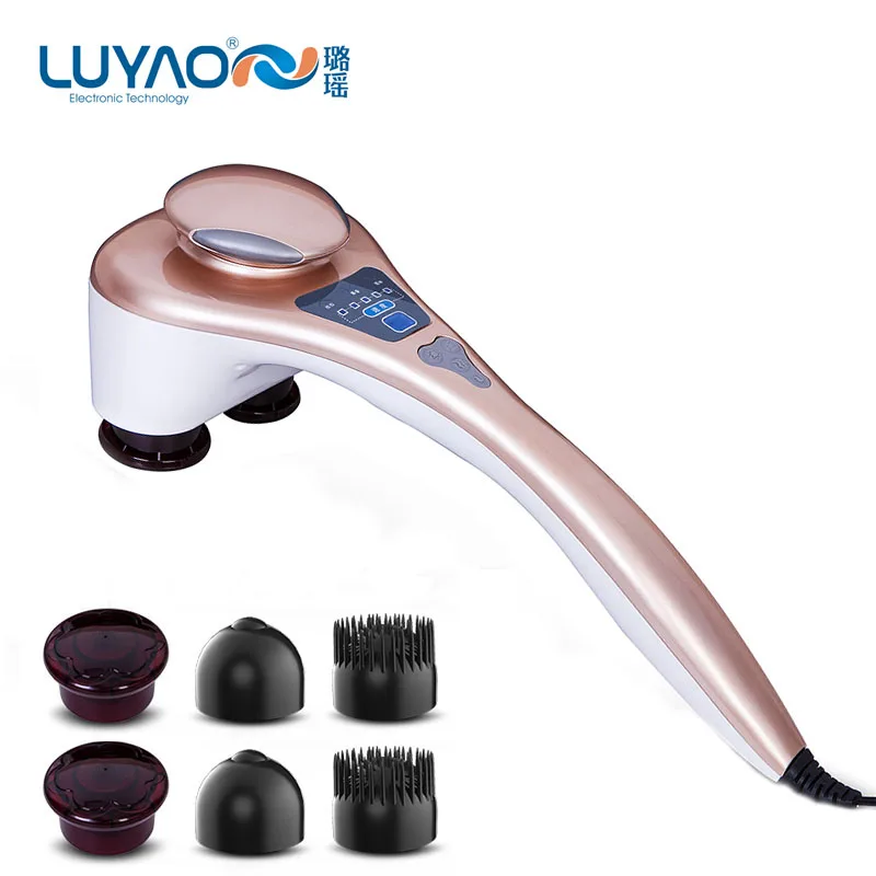 ETL approved health benefits china back body handheld dual head infrared massage hammer