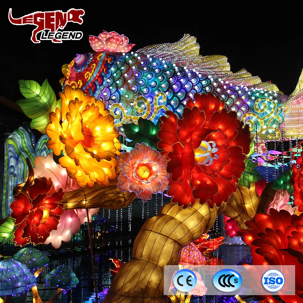 
Chinese LED Lantern Decorative Vehicle Parade Float For Parade 