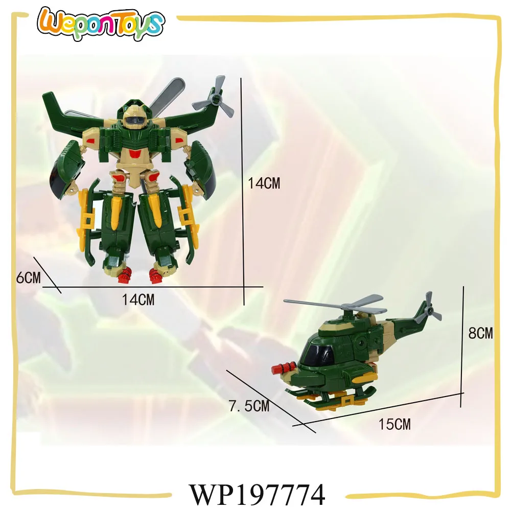 wholesale intelligent collision transform robot with music and light mini metal transform robot car