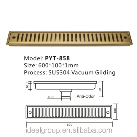 
Bathroom Stainless Steel 304 Anti-Odor Floor Drain 