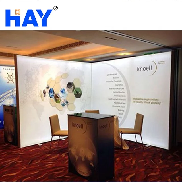 10ft Custom Design Backlit Lightbox Trade Show Display