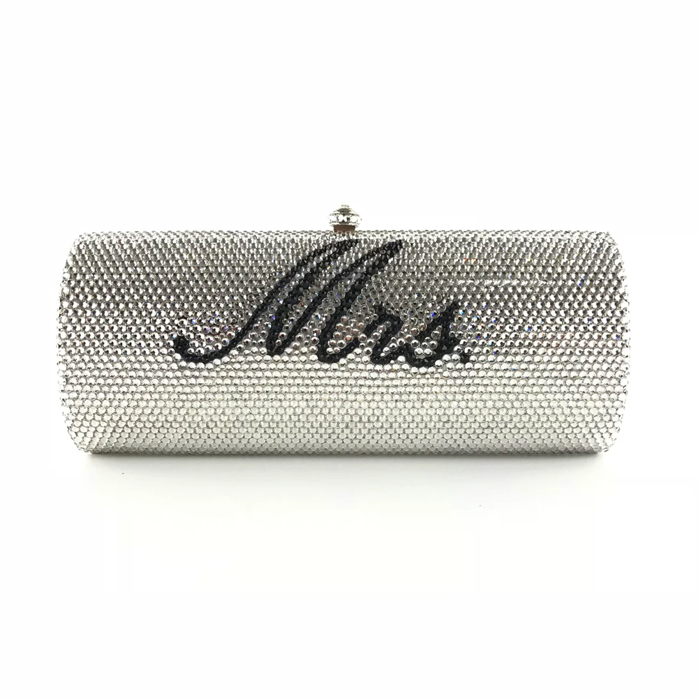 
Factory customized crystal evening clutch bags with top quality OC3591 