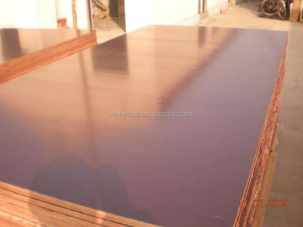 6-25mm thick melamine glue marine plywood board