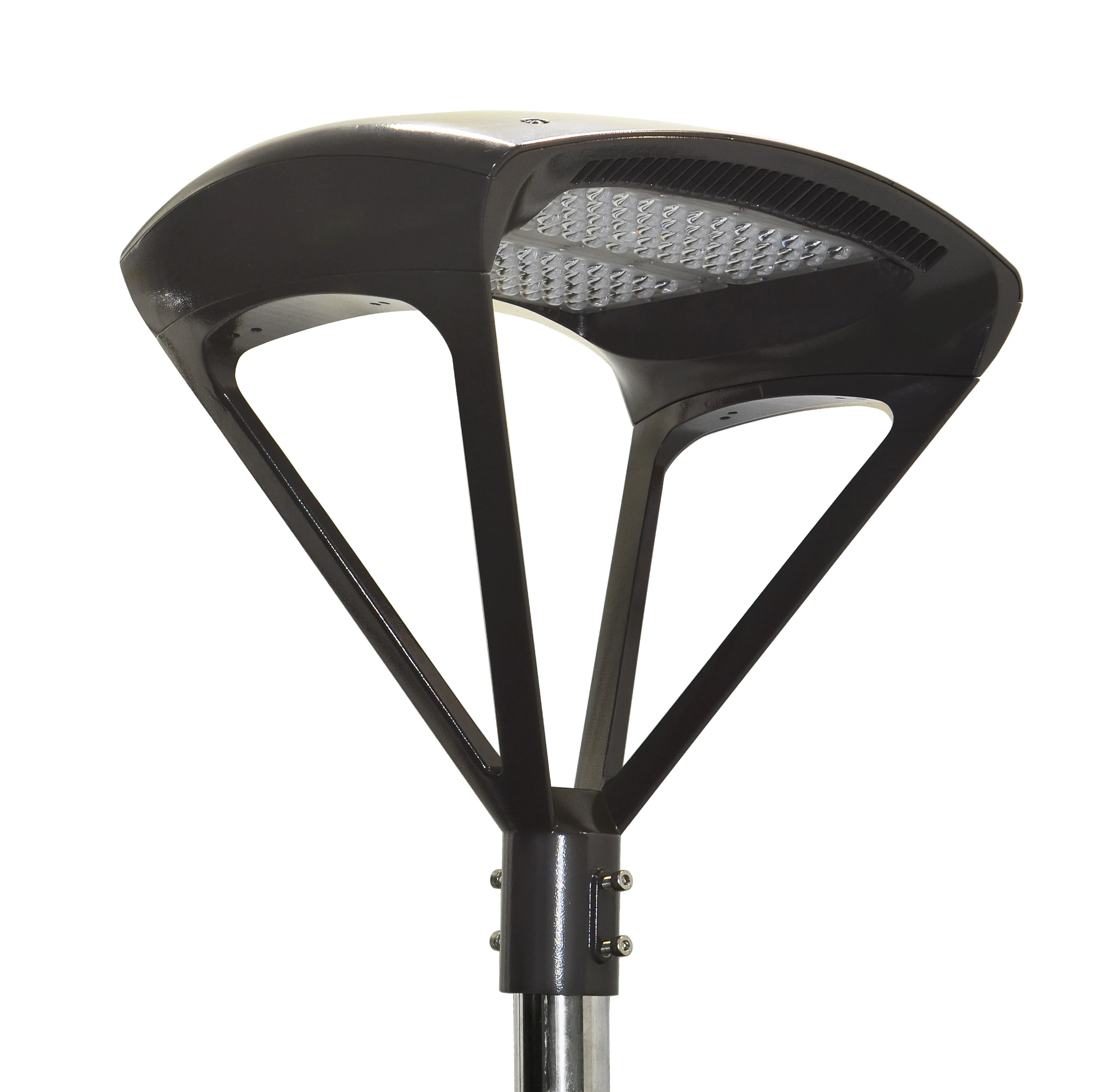 Hot Sale Outdoor Lighting Round Circular Pole LED Garden Post Top Area Light Luminaires