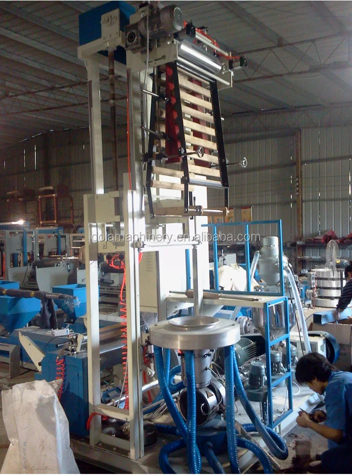 Small Lab Plastic Polythene Film Blowing Machine