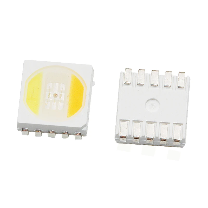 SMD5050 RGB/W/WW пять в одном 5050 красный синий зеленый белый теплый белый SMD СВЕТОДИОД