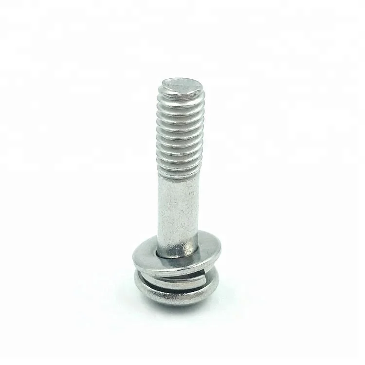 Partially Threaded Hex Socket Button Head Cap Screws & Three Combination Sems Screws