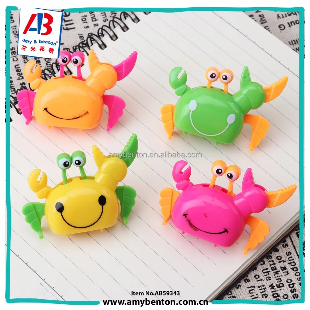 Cheap Plastic Lovely Crab Wind up toys for kids Party Favor