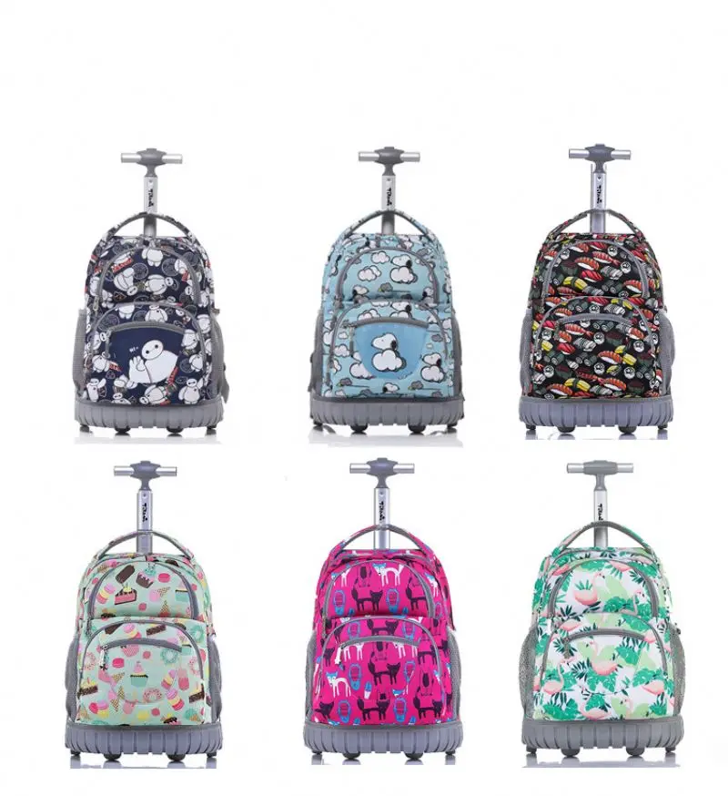 Kids Rolling Backpacks Luggage Trolley School Bags