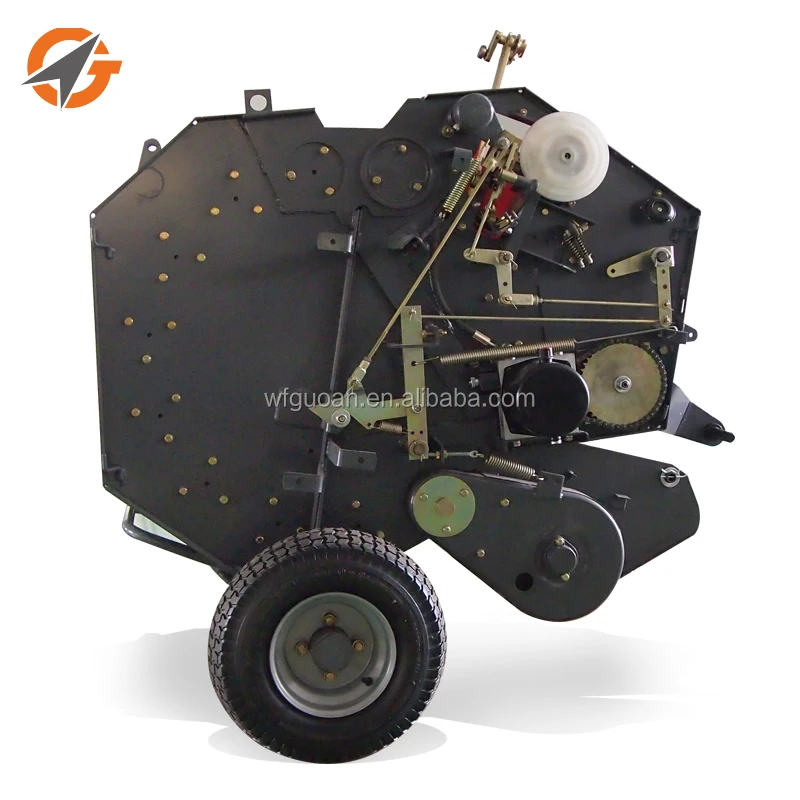 
lawn mower with mini hay baler round baler 