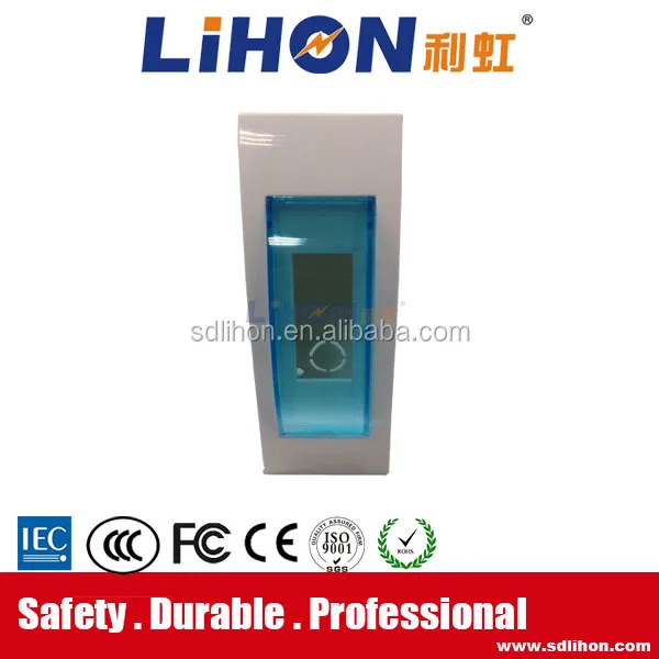 1 way mini plastic mcb box/ Circuit Breaker Box