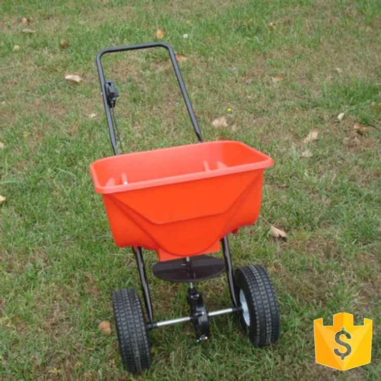 Custom Design Garden Hand Seed Spreader Cart Tractor Sower Organic Fertilizer Broadcast Seeder