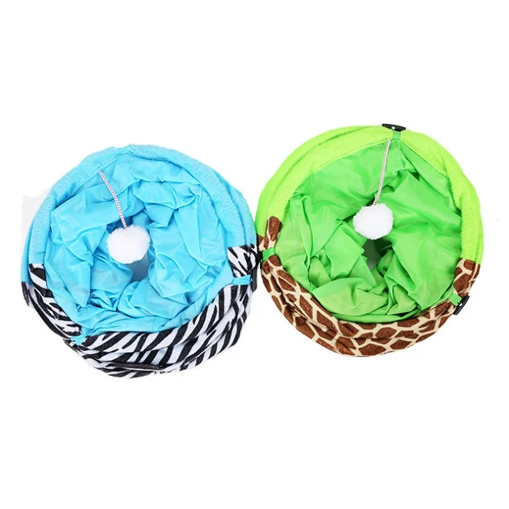 New arrival plush fabric wholesale cat toy tunnel