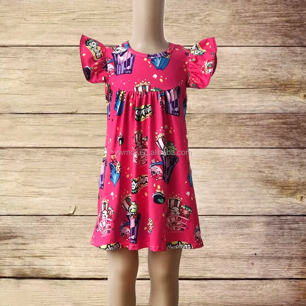 
Wholesale 3 year old girl dress toys pattern children dress baby girl party summer frocks designs 