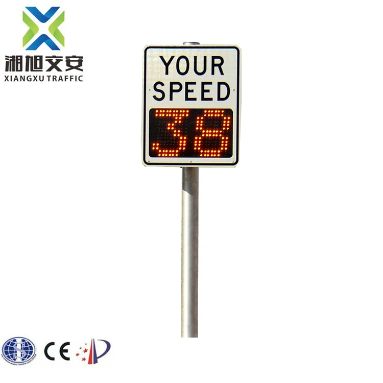 
Speed Limit Display Signs Safety Solar Led Arrow Road Traffic Signal 