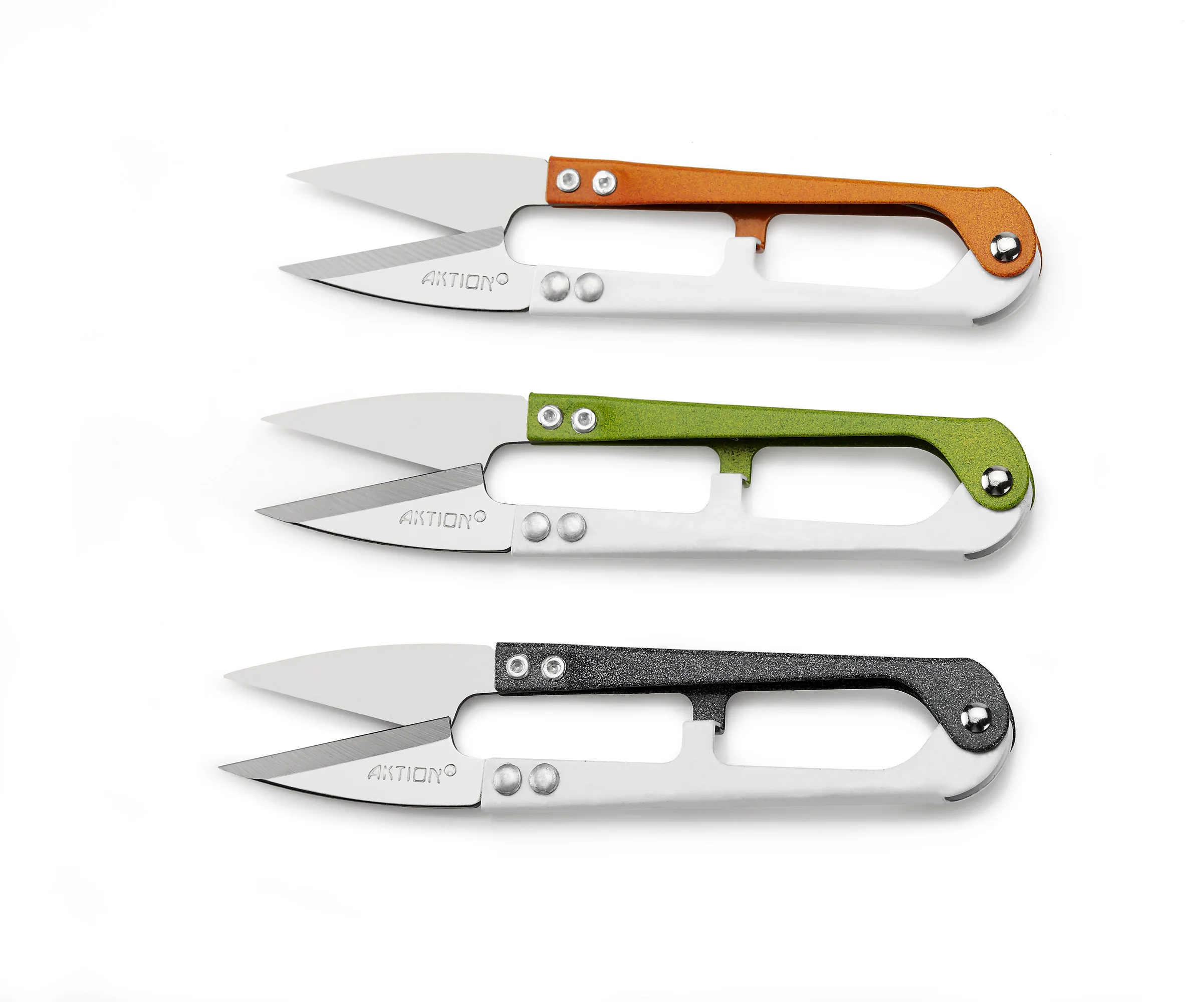 Aktion Brand Yarn Scissors TC-805 Colorful handle Durable Cutting 105mm Thread Trimmer Carbon Steel small Shears