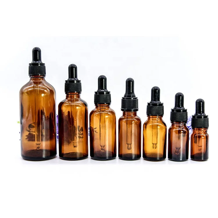 Amber Empty Doterra Essential Oil Bottle With Plastic Cap