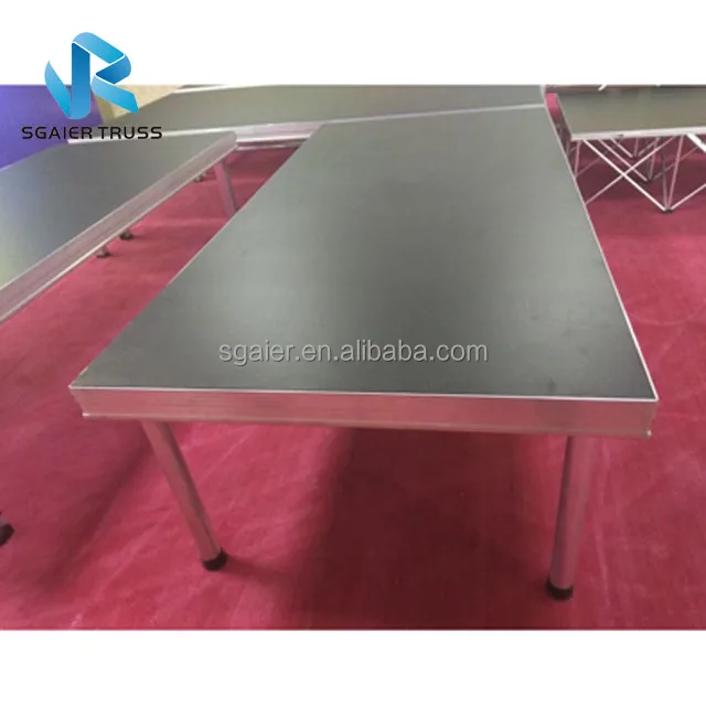 Portable Aluminum Retractable Stage Platform Podium