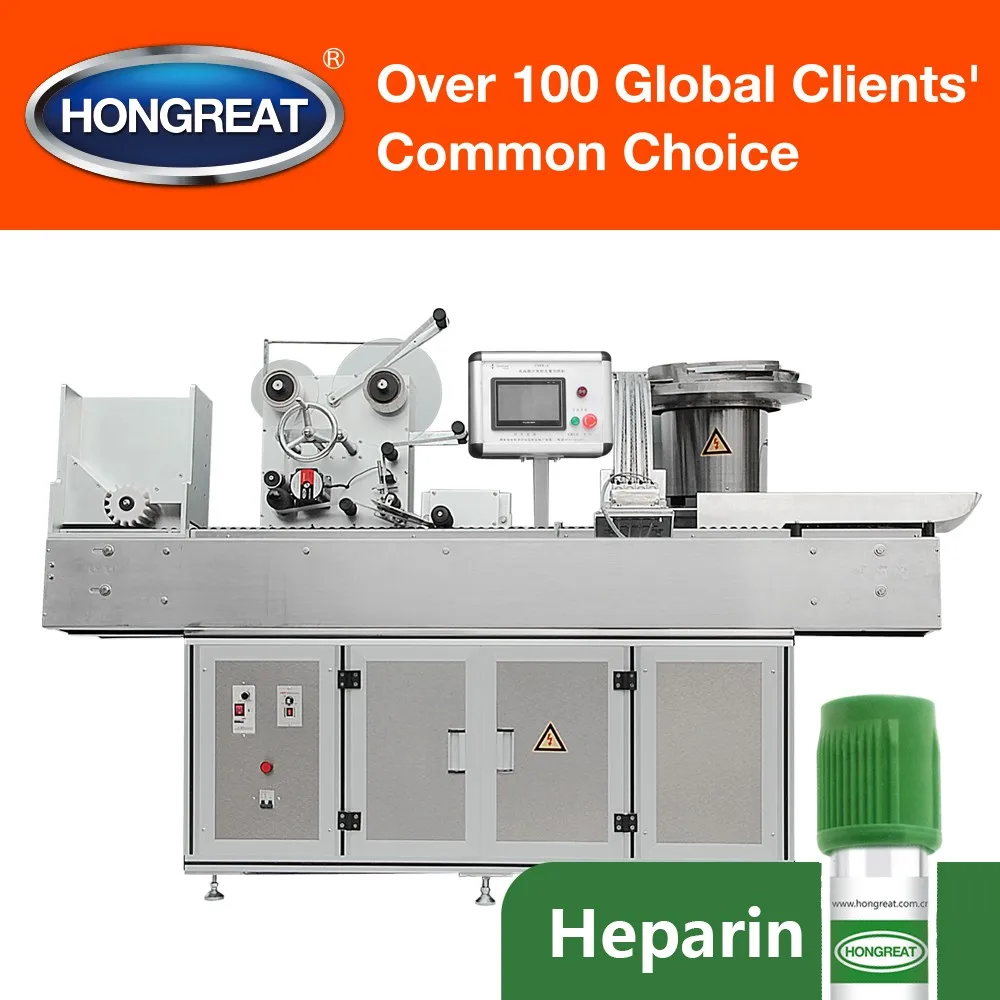 Non-vacuum Heparin Vacutainer Tube Production Line