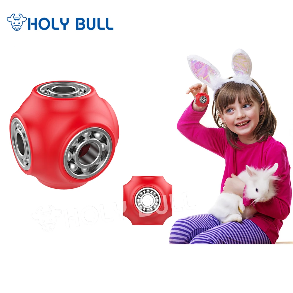 Colorful custom fidget finger spinner toy