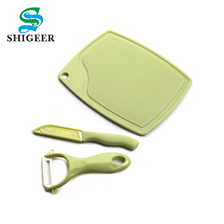 Factory Wholesale Customized Kitchen Use Multicolor Ceramic Vegetable Peeler Fruit Knife Set