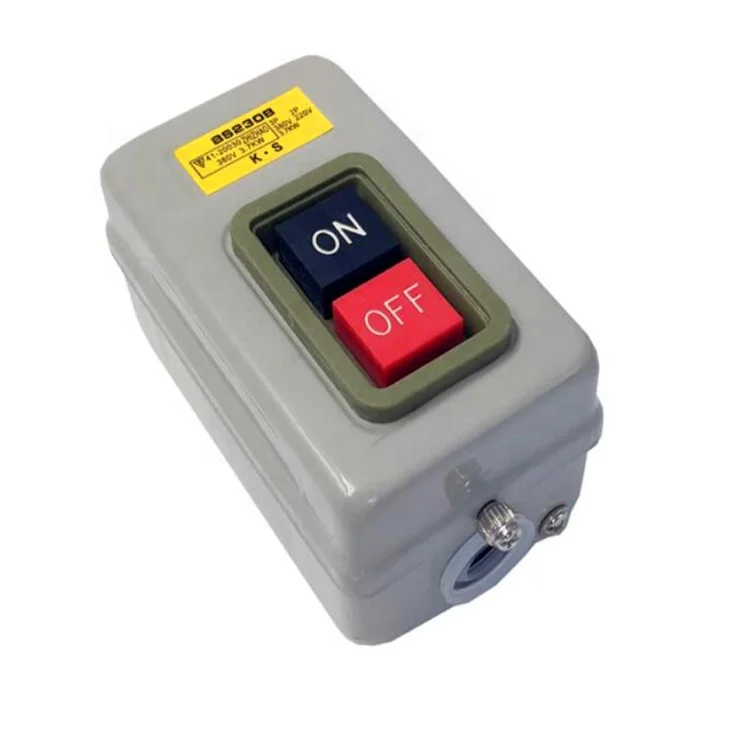 BS230B button  three-phase pressure buckle switch 380V  power switch start switch
