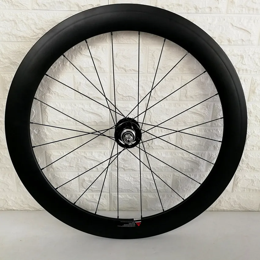 Hot sale 60mm clincher fixed gear wheel carbon track bike wheels