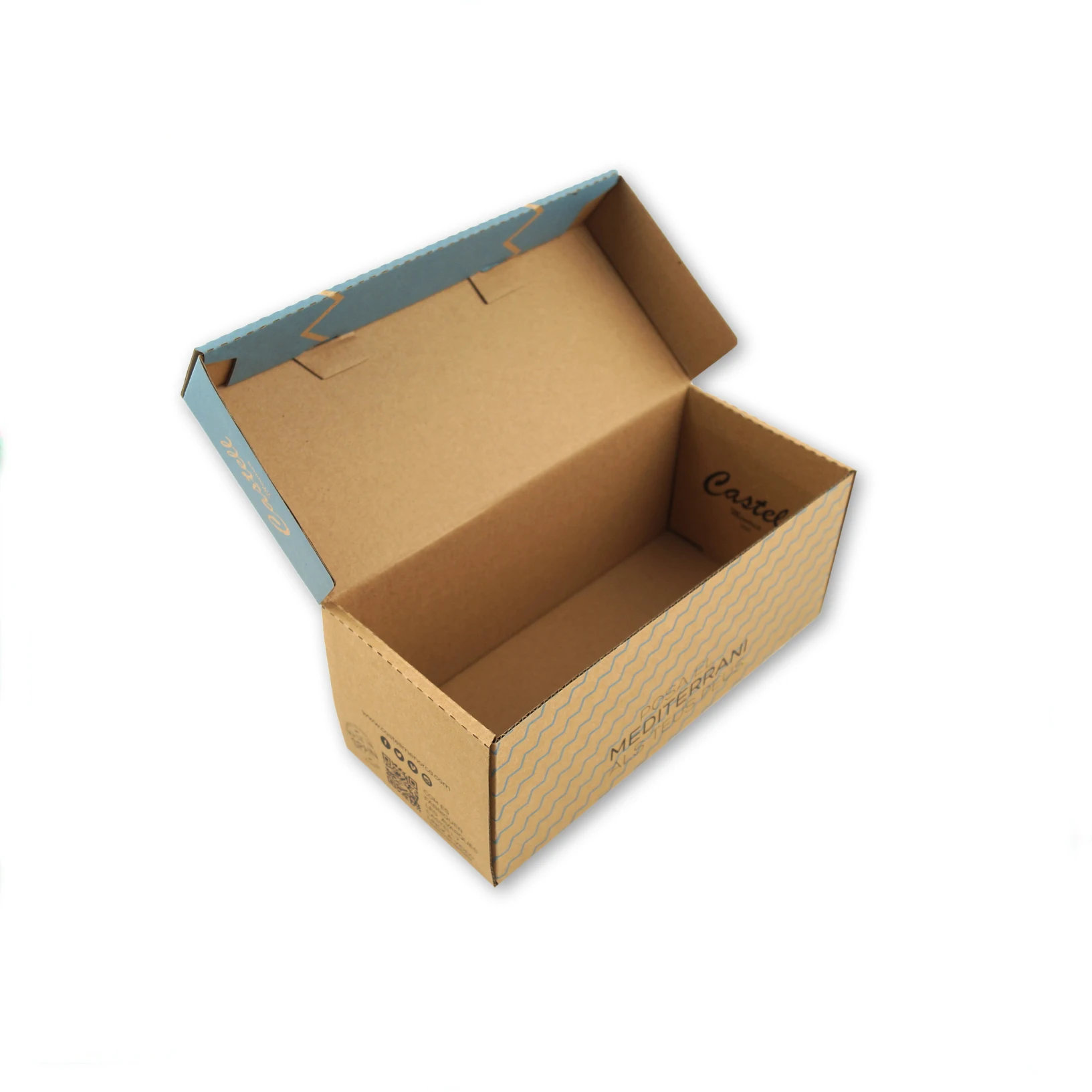 Printed logo design trendy eco-friendly Cardboard Paper box Carton Rigid corrugated cardboard kid shoe boxes wholesale packaging