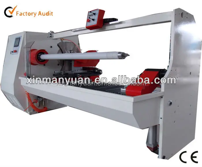 
Adhesive tape log roll cutting machine,pvc/fabric/non woven/plastic/laminating film/paper roll cutting machine 