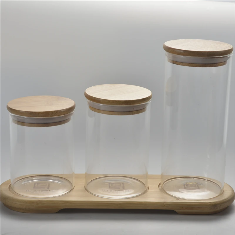 Желтая керамическая банка для хранения ананасов по разумной цене пищевых продуктов стеклянная печенья