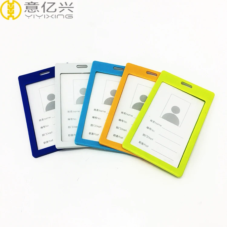 Bright color PP ID job driving license card holder