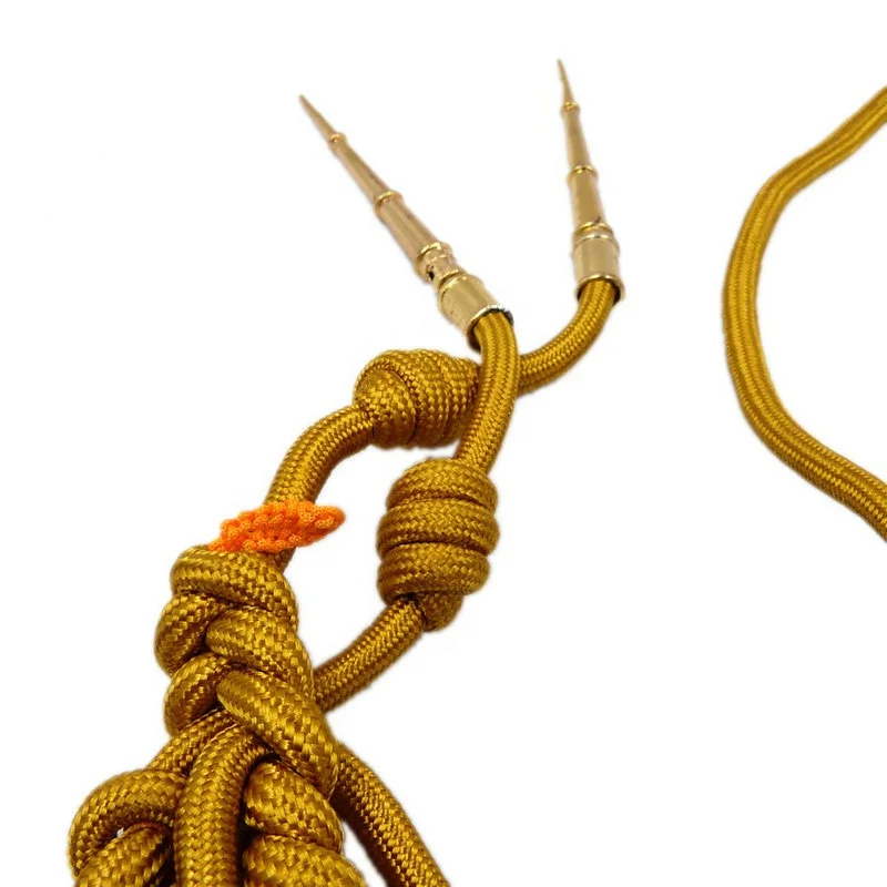 Hot Factory Supplier Custom Braided Gold Mylar Cord for Uniform