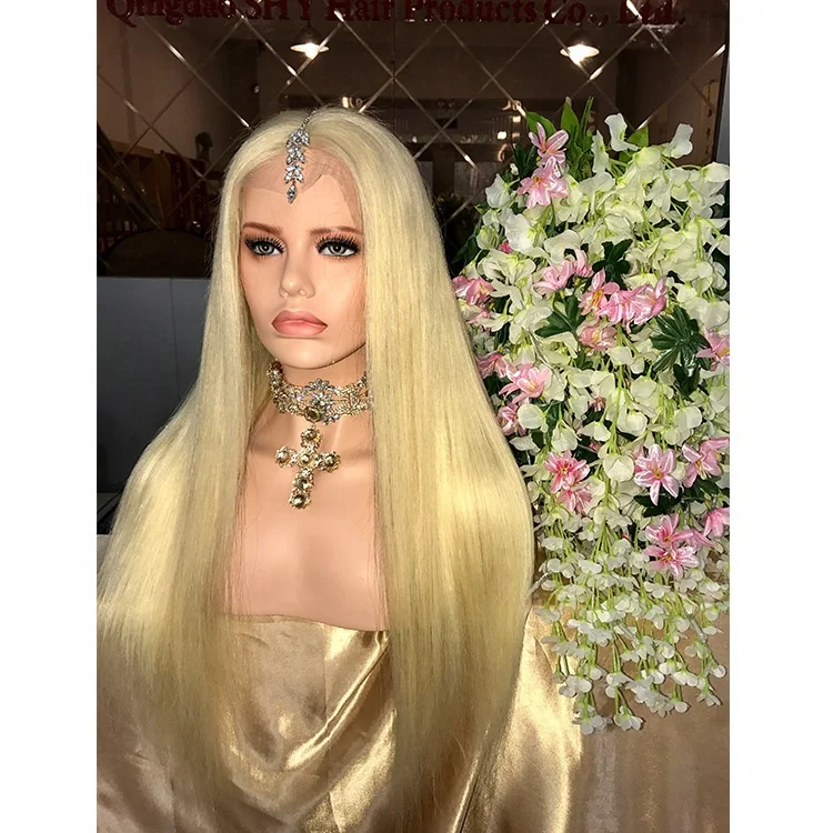 
Shy Hair Wig Straight 150% Density 613 Blonde Lace Front Wig Custom honey blonde lace front wigs 