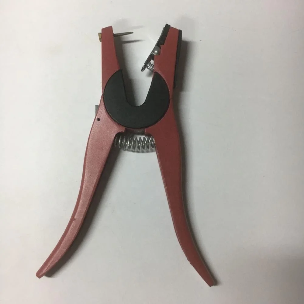 top sell Red pig ear tag plier  cattle ear tag applicator